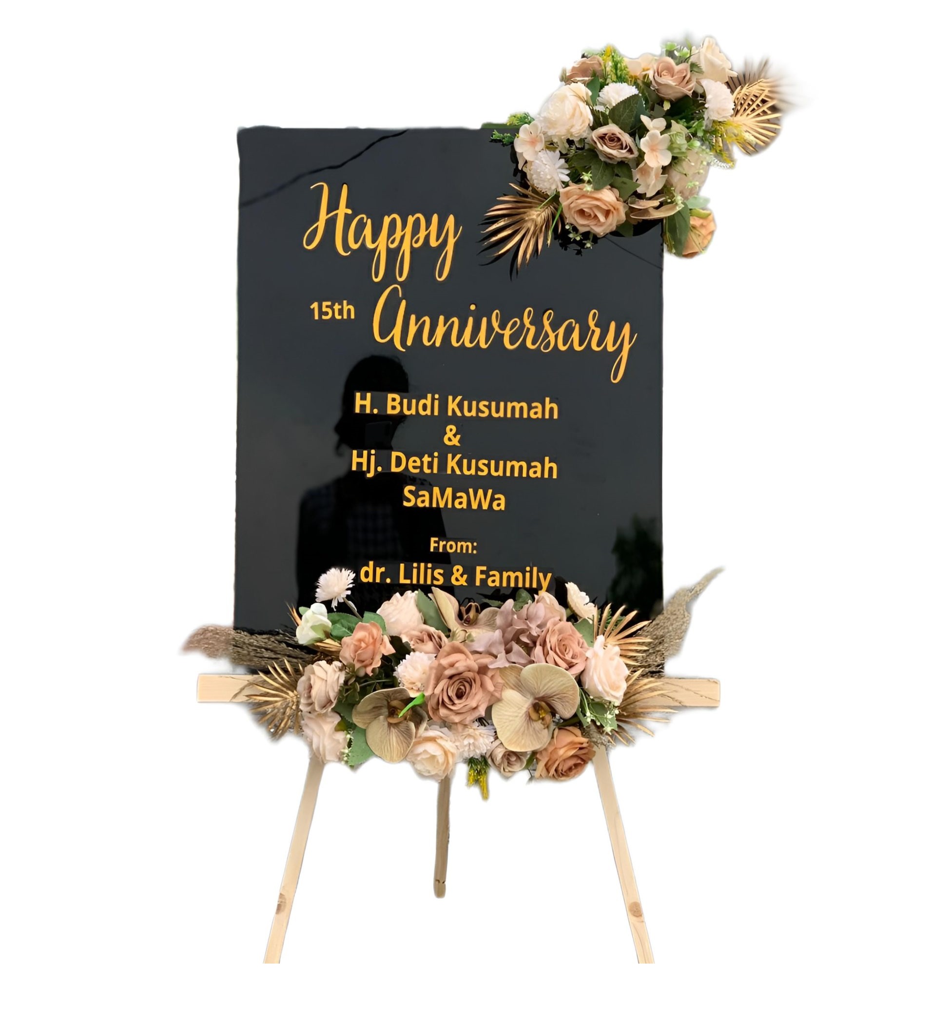 Papan Bunga Akrilik Jatinegara